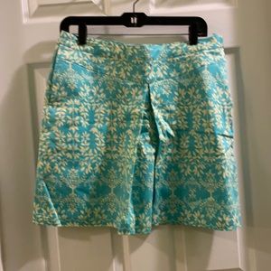 Floral golf skirt